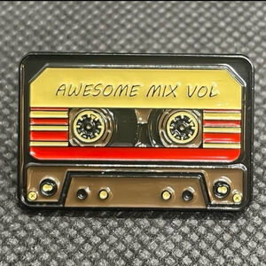 Awesome Mix Vol Metal Enamel Cassette Tape Pin